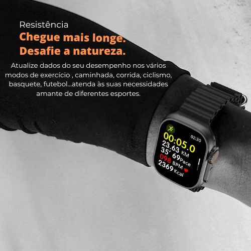 Smartwatch Microwear Relógio Inteligente Bússola Ultra 9 Android e iOS Original